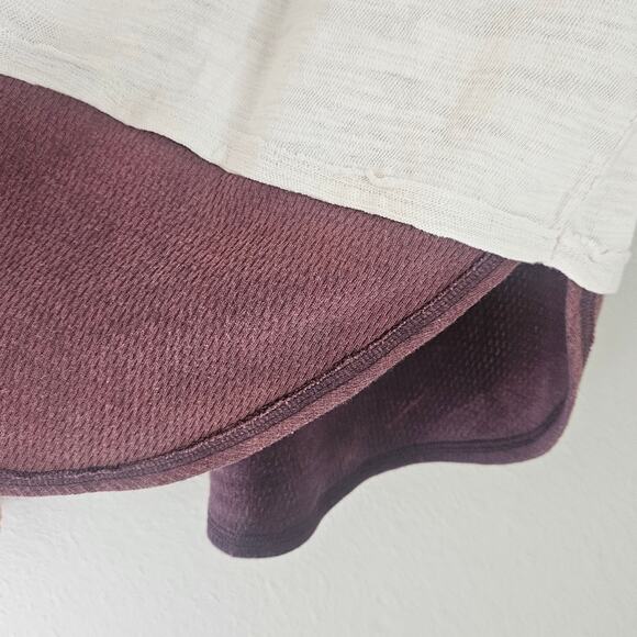 Free People Jordan Mix Knit Tee in Fun Time‎ Combo Size Small - Picture 7 of 12